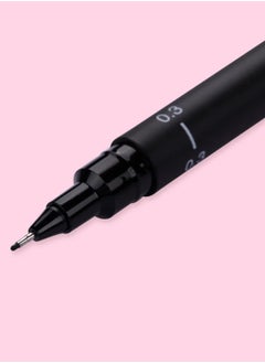 Uniball قلم حبر فاينلاينر Unipin Fineliner مكون من قطعة واحدة برأس 0.3 مم وحبر أسود  - Image 2