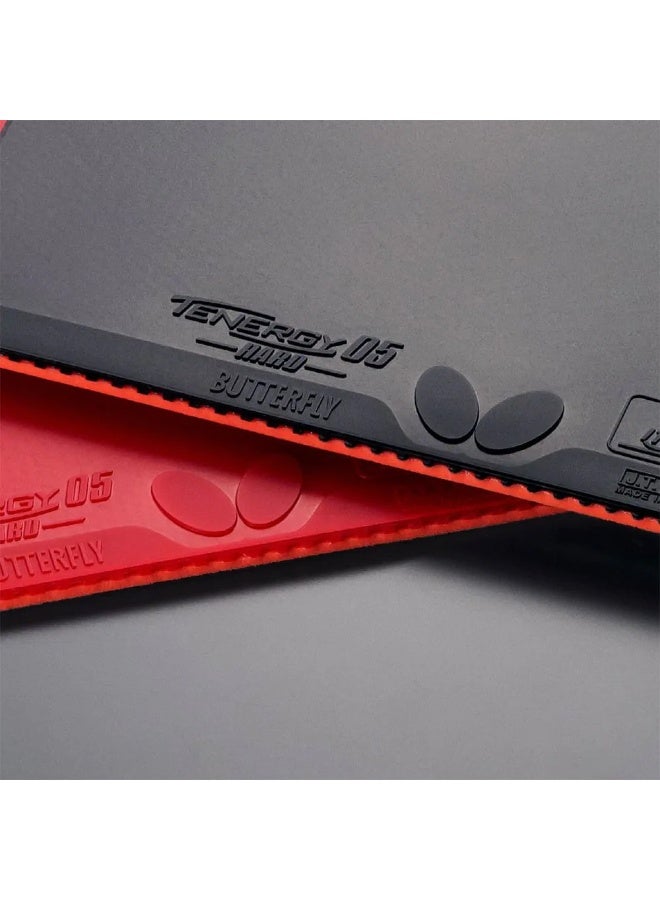 Butterfly Tenergy 05 HARD Table Tennis Rubber - Black, 2.1mm - Image 2