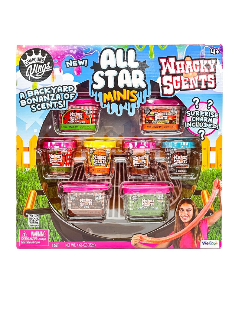 COMPOUND Kings - We Cool All Star Mini Whacky Scents 8pk. Gift for Kids Girls & Boys for 4+ Ages - Image 1