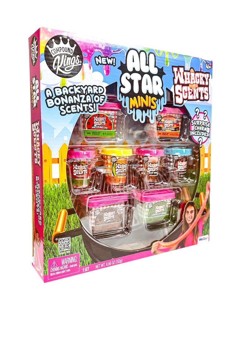 COMPOUND Kings - We Cool All Star Mini Whacky Scents 8pk. Gift for Kids Girls & Boys for 4+ Ages - Image 1