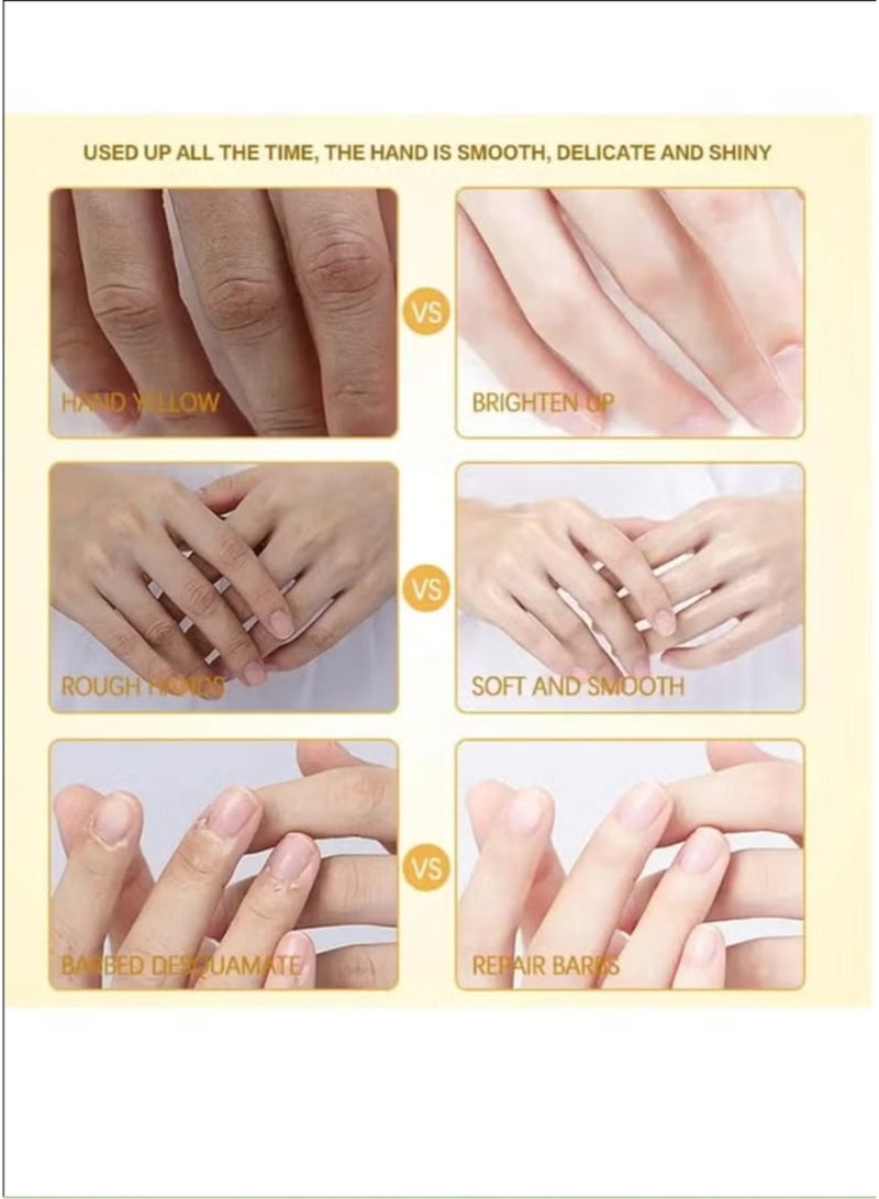 SADOER Collagen Anti Wrinkle Hand Cream, Nourishing Whitening Moisturizing Skin Care Cream, Fast Absorbing Anti Ageing Hand Cream, Smooth And Soft Skin Crack Repair Cream To Remove Wrinkles Darkness 30g - Image 4