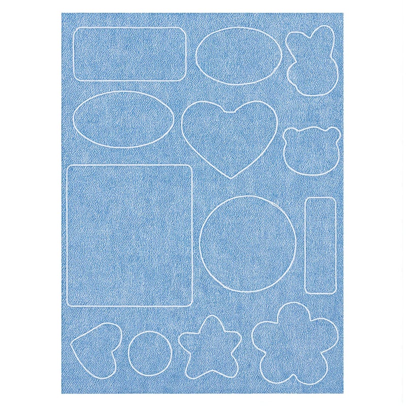 Invisible Light Blue Denim Repair Patches Thin Low Profile No Trace Mending - Image 1