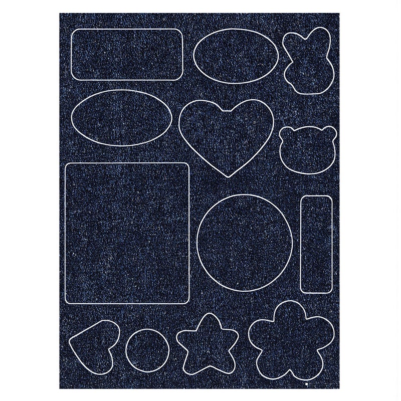 Invisible Light Blue Denim Repair Patches Thin Low Profile No Trace Mending - Image 3