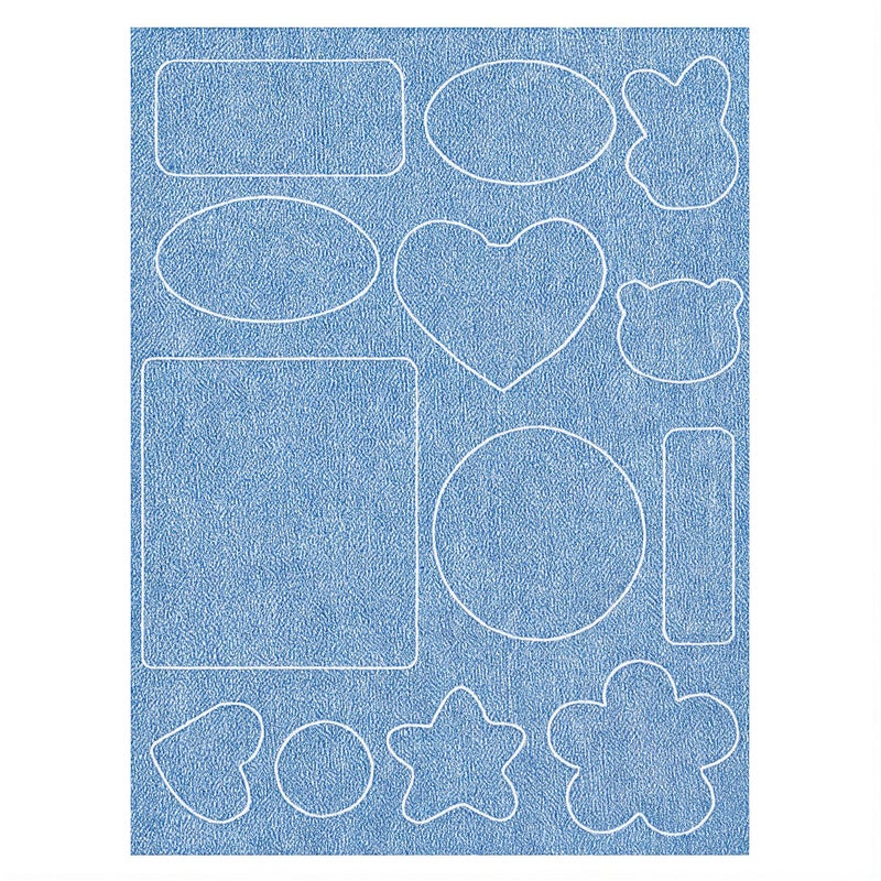 Invisible Light Blue Denim Repair Patches Thin Low Profile No Trace Mending - Image 4