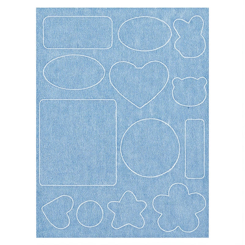 Invisible Light Blue Denim Repair Patches Thin Low Profile No Trace Mending - Image 5