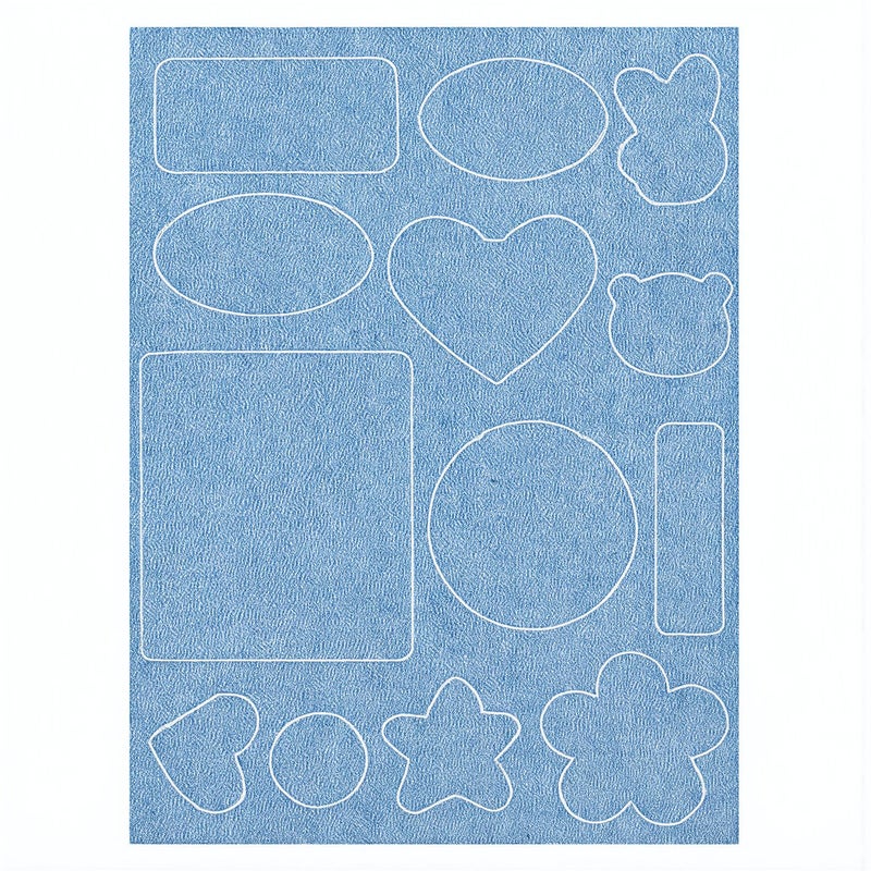 Invisible Light Blue Denim Repair Patches Thin Low Profile No Trace Mending - Image 2