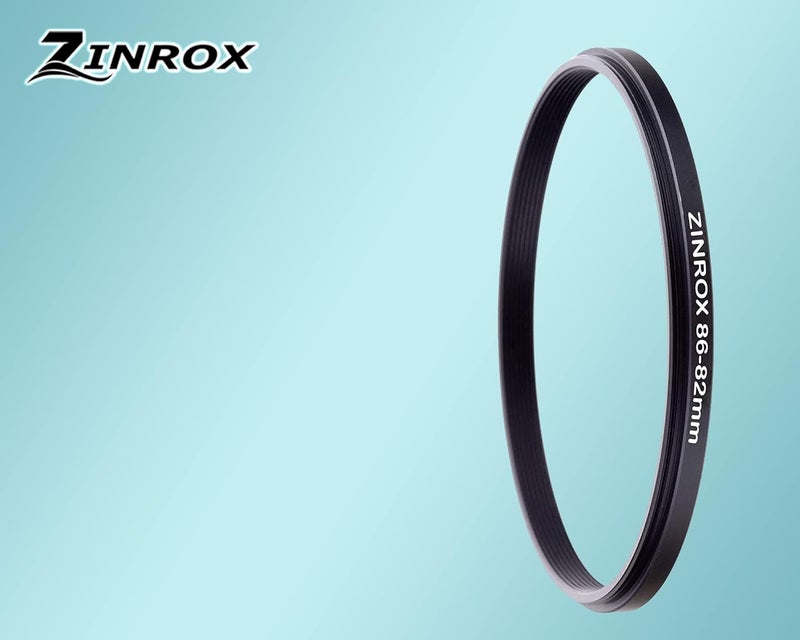 ZINROX® 86-82mm Step Down Lens Filter Adapter Ring, Set of 1 Piece - Size : 86mm to 82mm Stepping Ring - Image 4