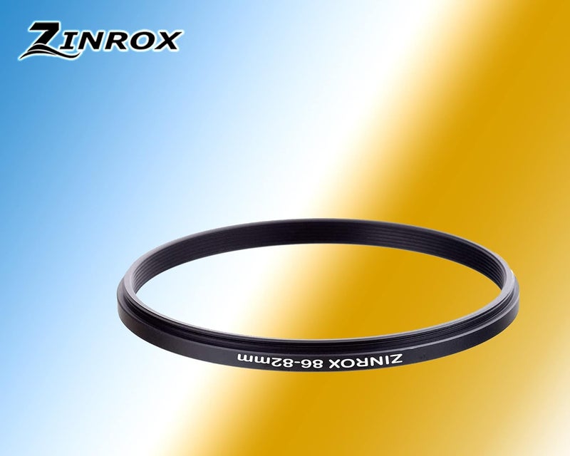 ZINROX® 86-82mm Step Down Lens Filter Adapter Ring, Set of 1 Piece - Size : 86mm to 82mm Stepping Ring - Image 3