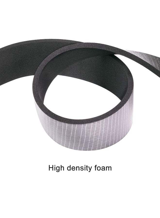 FDTY Neoprene Weather Stripping 2" W X 1/8" T, Self Adhesive Foam Rubber Seal Strip Tape, 16 Ft Length - Image 4