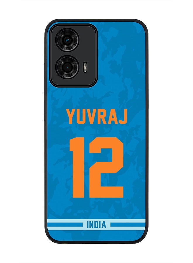 For Motorola Moto G24 / G24 Power Case,Slim fit Camera Protection, Shockproof Thin Phone cover - India Yuvraj Singh, Jersey No 12