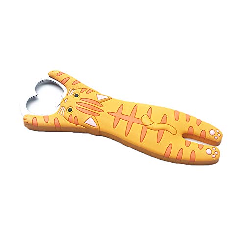 SHFICDJ Animal Cat shape Bottle Opener,Refrigerator Magnet Beer Bottle Openers,Creative kitchen supplies gift bottle opener. - Image 1
