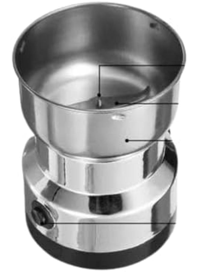 Powerful electric grinder - a versatile grinder for quickly and easily grinding grains, spices, and dry ingredients for everyday use in the kitchen and preparing various ingredients (W) - Image 3