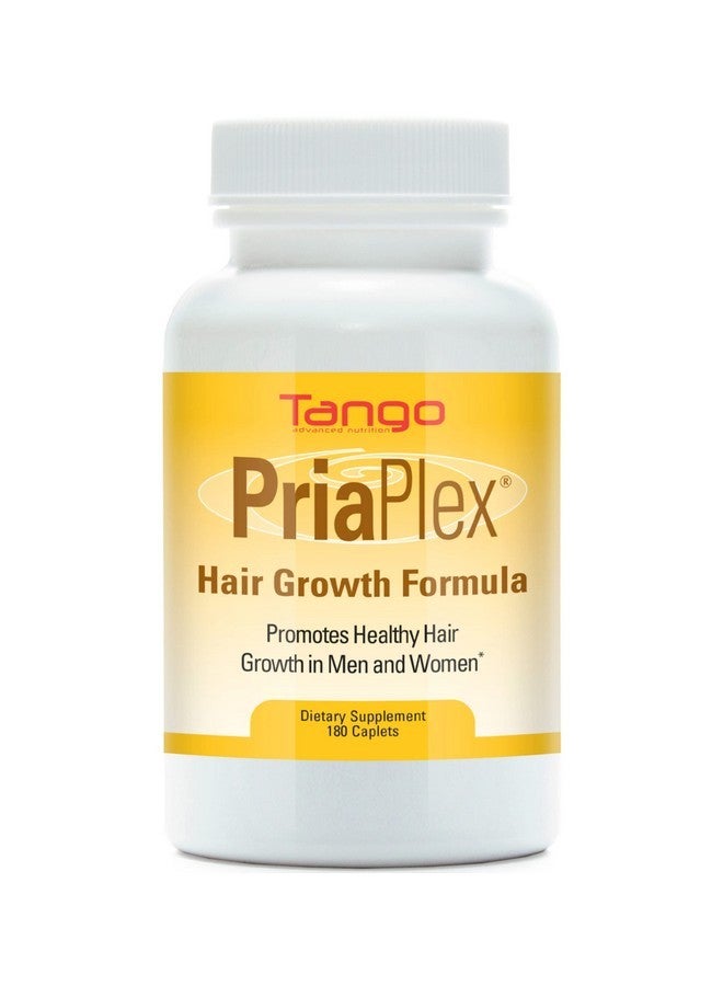 Tango PriaPlex Natural Hair Growth Supplement for Hair Loss for Men and Women, Supporting Healthy Hair Regrowth (180 Caplets) - Image 1