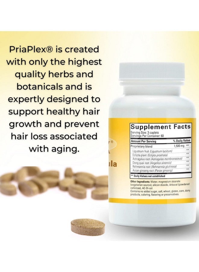 Tango PriaPlex Natural Hair Growth Supplement for Hair Loss for Men and Women, Supporting Healthy Hair Regrowth (180 Caplets) - Image 4