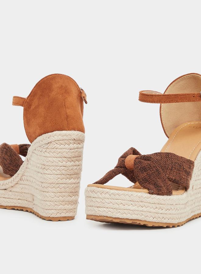 ستايلي صنادل إسفين ستايلي بنسيج - Image 3