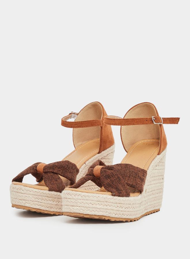 ستايلي صنادل إسفين ستايلي بنسيج - Image 2