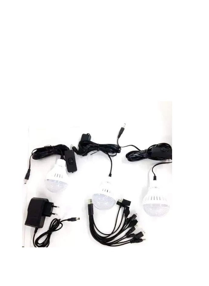 Generic - Multifunctional Solar Lighting & Charging System – Perfect for Travel, Camping, and Emergency Power Outages - Image 1
