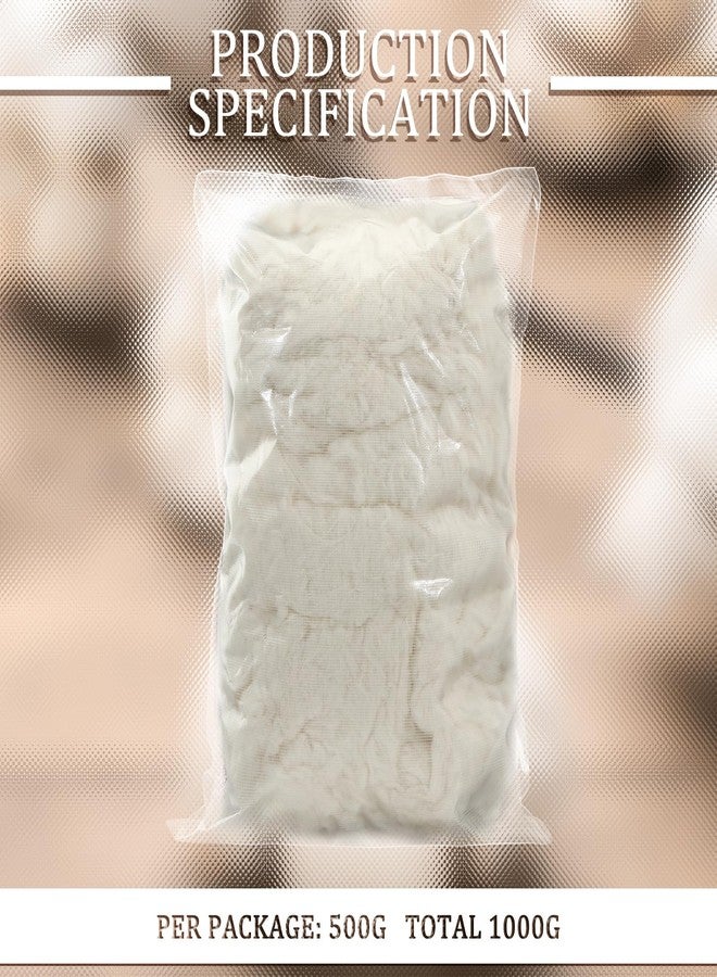 Berlune Organic Raw Cotton Stuffing Natural Cotton Filling for Pillow Upholstery Couch Dolls Art Crafts Stuffed Animals Filler(2.2 lb,White) - Image 2