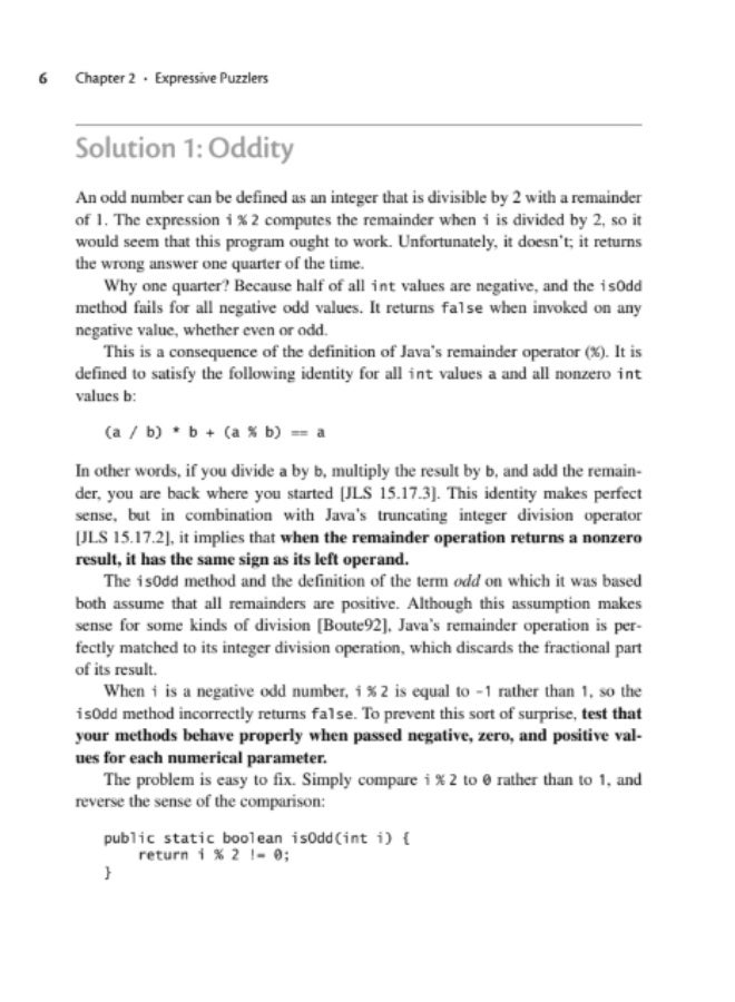 Java Puzzlers Traps, Pitfalls, and Corner Cases - Image 5