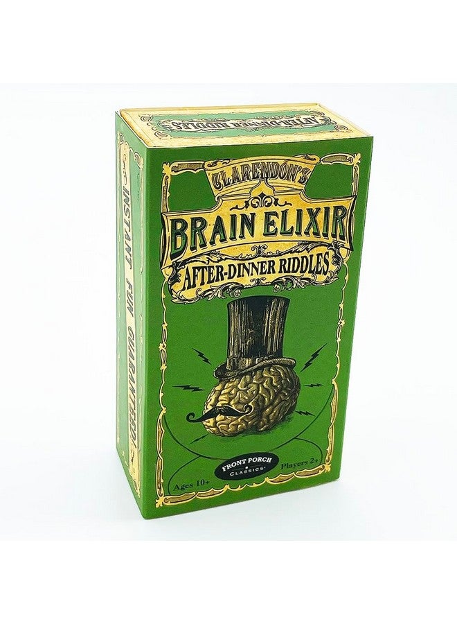 Front Porch Classics Brain Elixir After Dinner Riddles Cards Package May Vary - Image 1