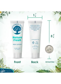 BERGMAN KELLY Travel Size Lotion (1 Fl Oz 100 Pk Nature Fresh) Delight Your Guests With A Refreshing & Soothing Body Lotion Quality Mini And Small Size Guest Hotel Toiletries In Bulk  - Image 4