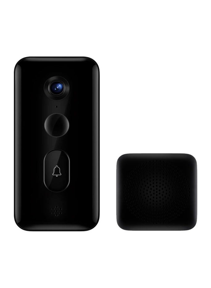 Xiaomi Smart Doorbell 3 Ultra-Clear 2K 5200mAh BHR5416GL - Black - Image 1