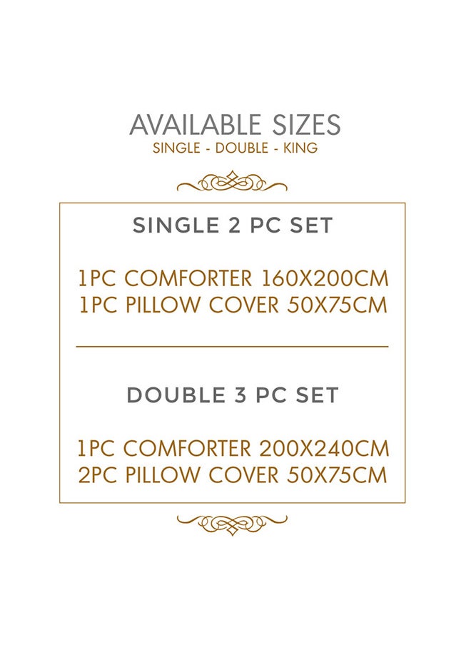 Hotel Linen Klub 2-Piece Hotel Linen Klub Reversible Swiss Dots Single Comforter Outer Fabric : Poly Melange w/ Real  Swiss Dots Pattern ,Size : 160 x 200cm ,Color : Navy & Light Grey  - Image 5
