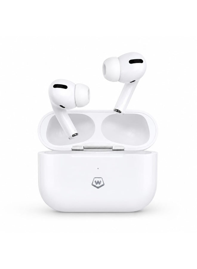 WINMAX TWS Wireless Bluetooth Earbuds With Charging Case, White - Image 4