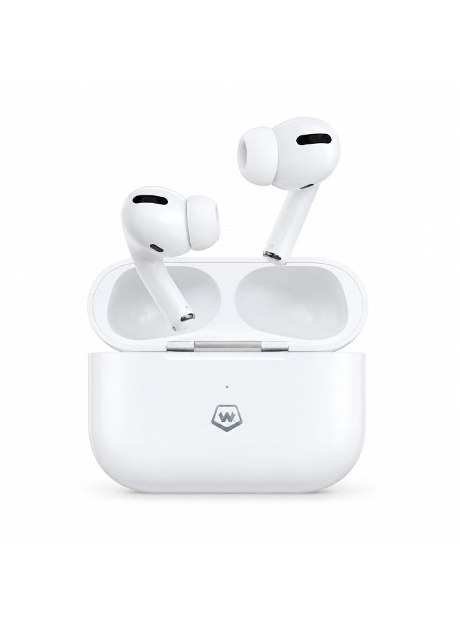 WINMAX TWS Wireless Bluetooth Earbuds With Charging Case, White - Image 5