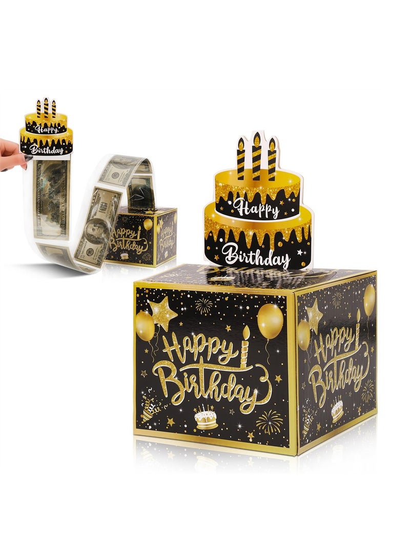KASTWAVE Happy Birthday Money Box for Cash Gift Pull - Image 1