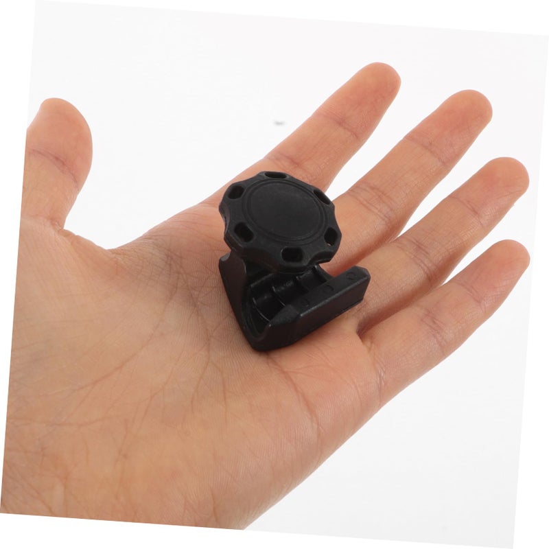 Football Helmet Visor Clips and Screws Kit Black Plastic Fasteners Secure Attachment Easy to Install - Image 4