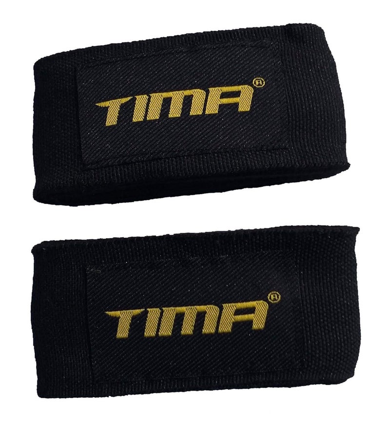 TIMA Semi-Elastic Hand Wraps for MMA & Boxing (Pair) (Black) - Image 5