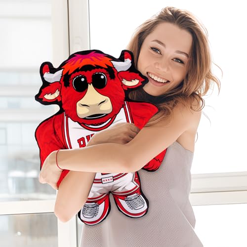 Bleacher Creatures Chicago Bulls Benny The Bull 24 NBA Masoct Bleacher Buddy Soft Plush Toy - Image 5