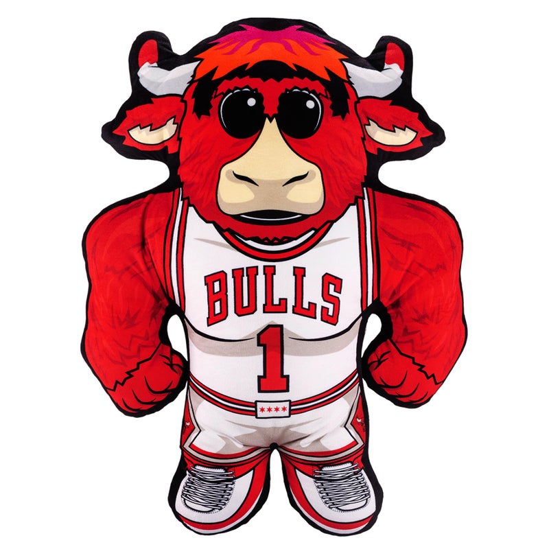 Bleacher Creatures Chicago Bulls Benny The Bull 24 NBA Masoct Bleacher Buddy Soft Plush Toy - Image 3
