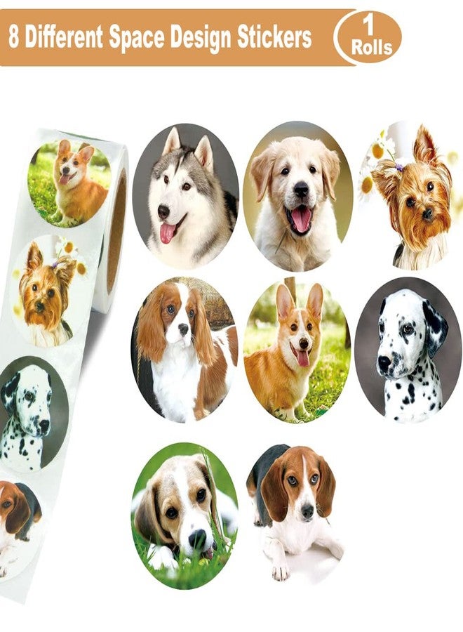Hohamn 1.5" Dog Stickers for Kids Teachers, 500 Pcs Dog Puppy Stickers for Toddlers Birthday Party, School Reward, Giveaways - Image 2