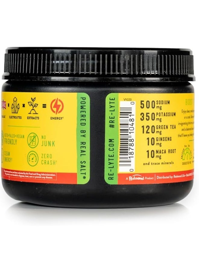 REDMOND Re-Lyte Boost Electrolyte Energy Mix, Lemon Lime, 8.9oz Jar - Image 3