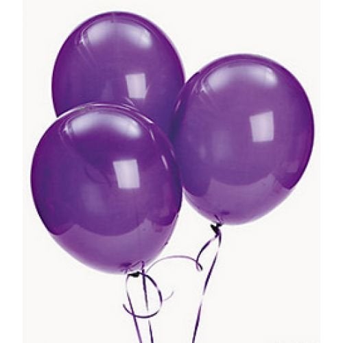 Evisha HD Big Size 50 pcs Metallic | Latex Balloons | Theme Party, Party Decoration | Birthday Party Balloons | Balloons For Party Decoration (Golden Purple) - Image 3