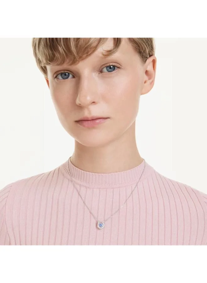 SWAROVSKI Symbolica Blue Crystal Rhodium Plated Pendant Necklace