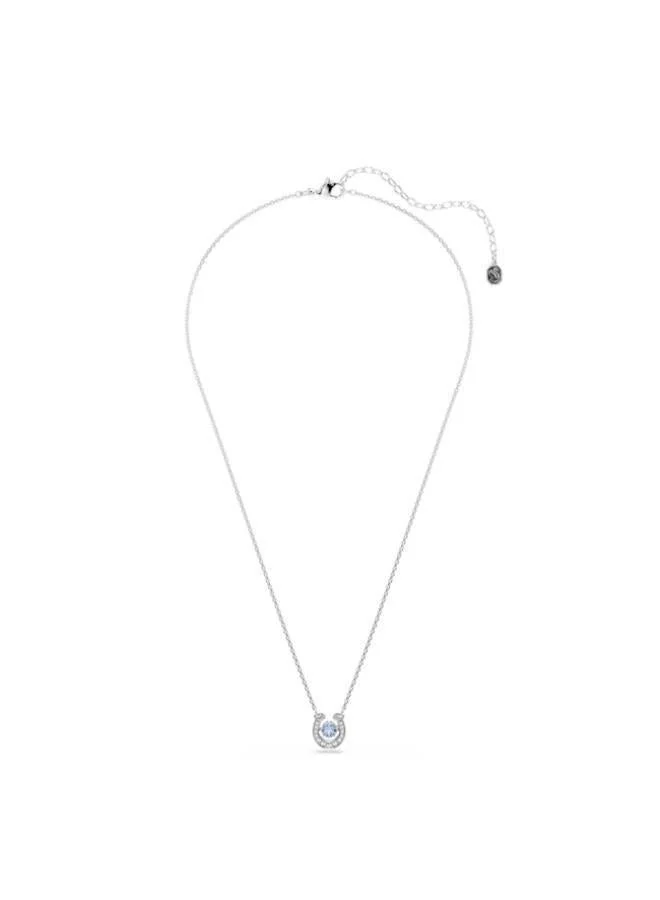 SWAROVSKI Symbolica Blue Crystal Rhodium Plated Pendant Necklace