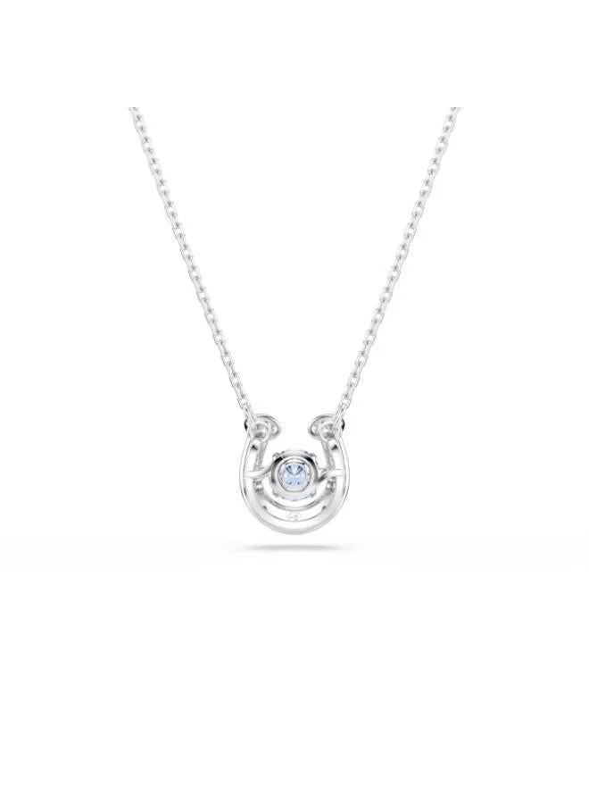 Swarovski  Symbolica Blue Crystal Rhodium Plated Pendant Necklace for Women | Best Price UAE