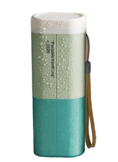 Oasisgalore Travel Toothbrush Case – Multifunctional Toothpaste Container, Wash Cup Holder for Toothbrushes (Green)  - Image 2