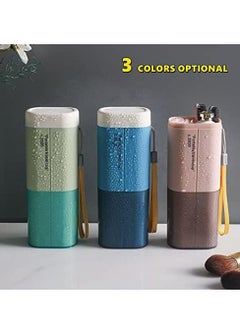 Oasisgalore Travel Toothbrush Case – Multifunctional Toothpaste Container, Wash Cup Holder for Toothbrushes (Green)  - Image 5