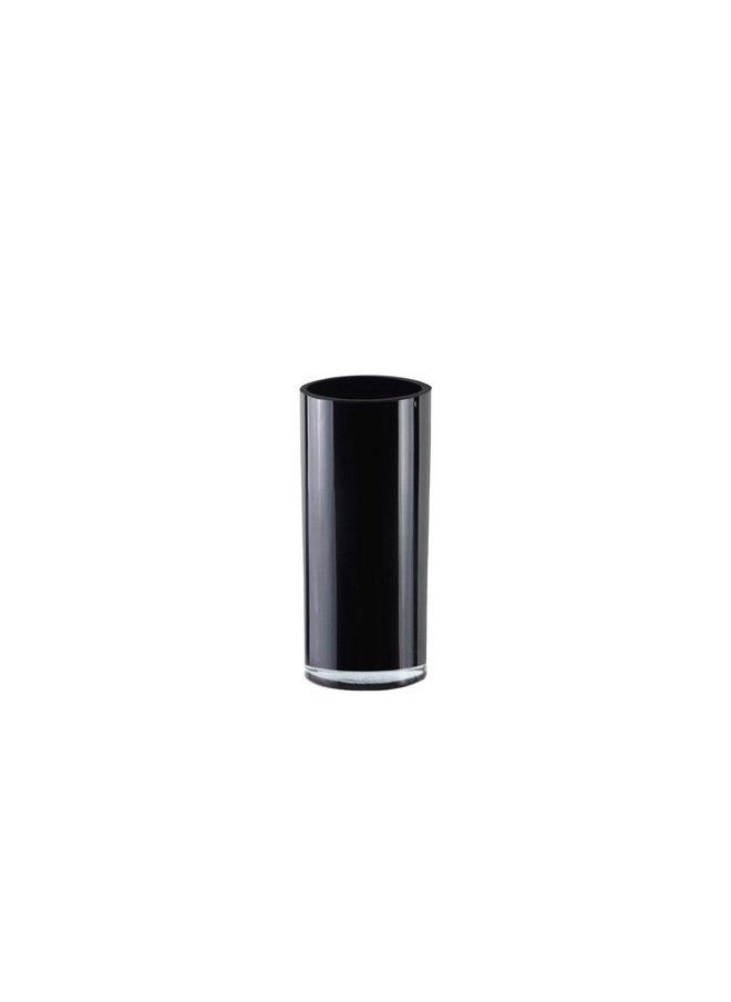 CYS EXCEL Black Glass Cylinder Vase (H:9" D:4") ; Multiple Size Choices Glass Flower Vase Centerpieces ; Wedding Table Arrangements  - Image 4
