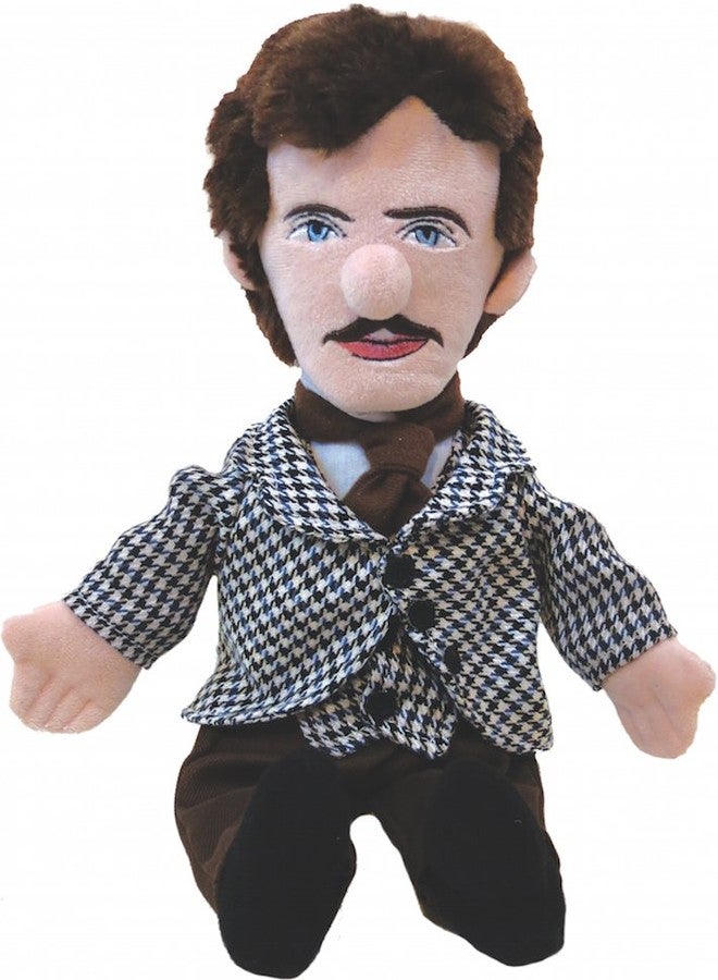 The Unemployed Philosophers Guild Nikola Tesla Doll - 12" Soft Stuffed Plush Little Thinker - Image 1