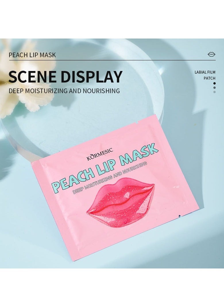 Kormesic 5pcs Peach Lip Mask 8g - Hydrating & Smoothing  - Image 5