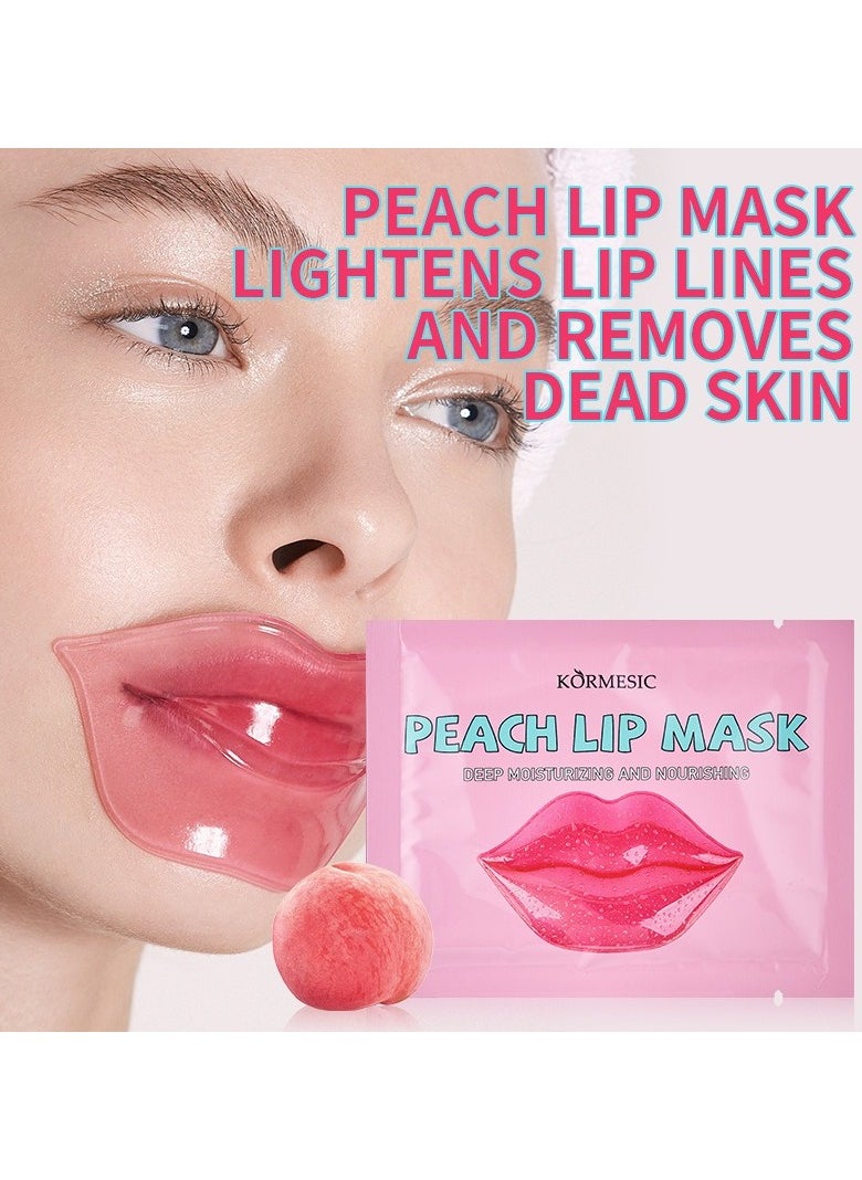 Kormesic 5pcs Peach Lip Mask 8g - Hydrating & Smoothing  - Image 2