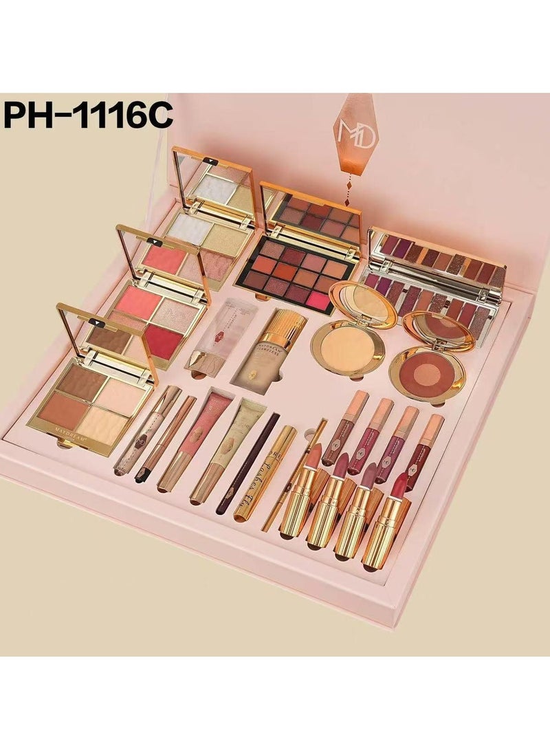 مي دريم طقم مكياج  الوردي متنوع من 24 قطعة من MYADREAM - Image 2