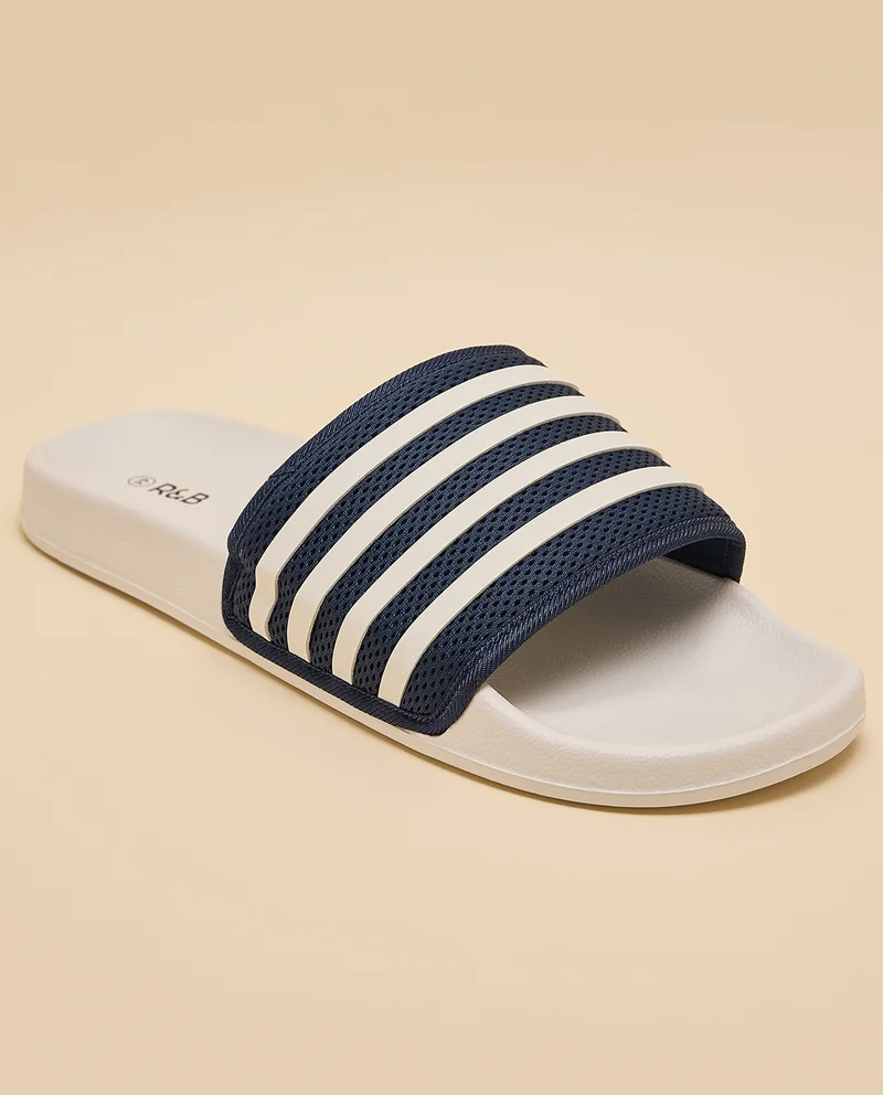 R&B Striped Slides