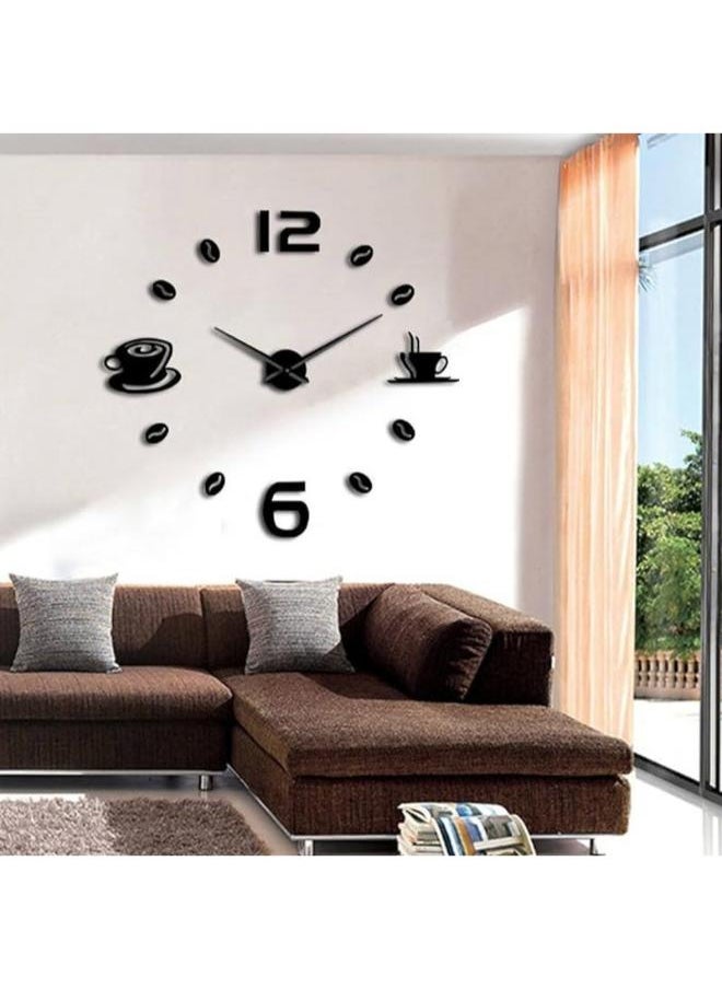Home Gallery Giant 3D Wall Clock with Coffee Mug  - Image 4
