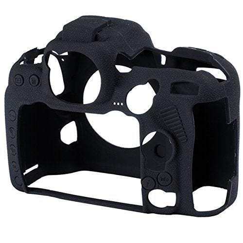 STSEETOP Camera Case for Nikon D500 - Protective Silicone DSLR Skin Cover, Detachable Cage, Shockproof, Dustproof (Black) - Image 5